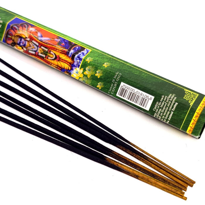 Bețișoare parfumate HEM Lord Vishnu cutie hexagonală 20 buc aromă florală lemnoasă [4]