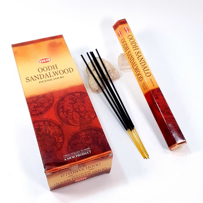 Betisoare parfumate HEM Oodh Sandalwod, lemn agar si santal, note lemnoase [2]