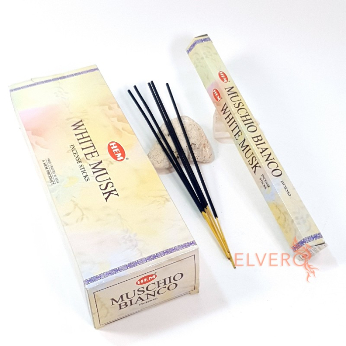 Betisoare parfumate Hem White Musk [2]