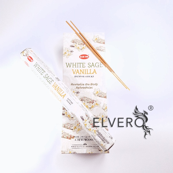 Betisoare parfumate Hem White Sage Vanilla [2]