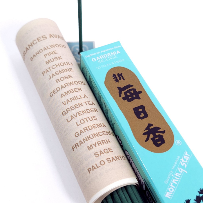 Betisoare parfumate Nippon Kodo Gardenia colectia Morning Star, arome florale [3]