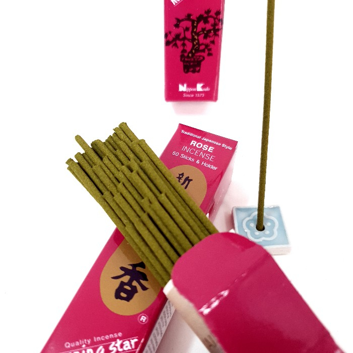 Betisoare parfumate Nippon Kodo Rose, colectia Morning Star, aroma trandafir [2]
