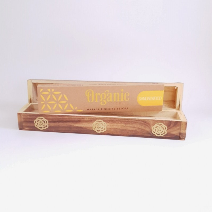 Betisoare parfumate Song of India Sandalwood, Organic [2]