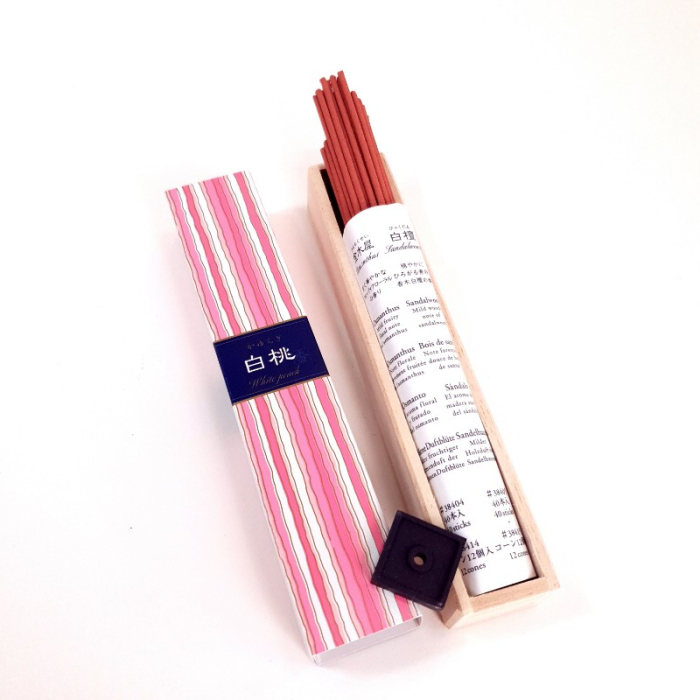 Betisoare parfumate Nippon Kodo White Peach, Kayuragi [3]