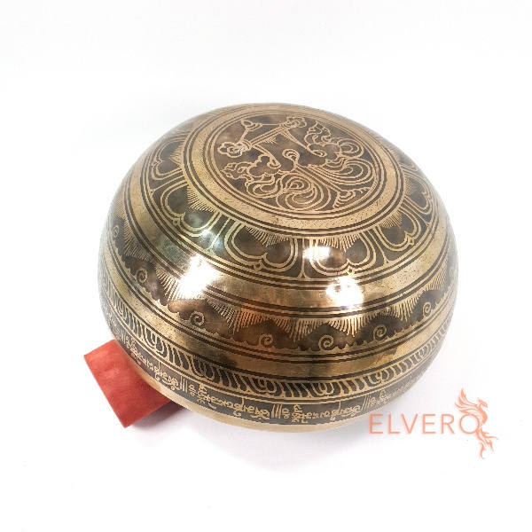 Bol tibetan cantator, 32 cm, lucrat manual pentru terapie prin sunet si vibratie * [3]