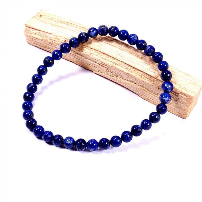 Bratara pentru barbati din pietre lapis lazuli 6 mm [2]