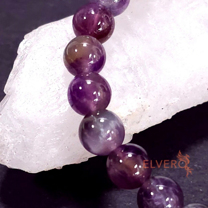 Bratara elastica pietre naturale ametist [3]
