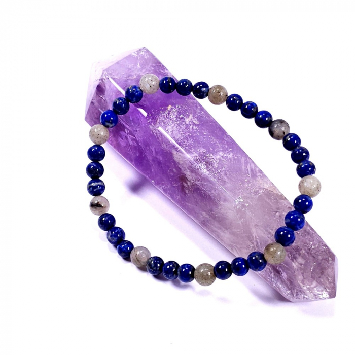 Bratara pentru barbati din pietre lapis lazuli si labradorit [4]