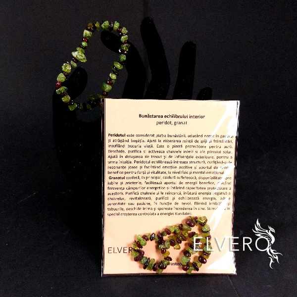 Bratara peridot si granat. Bunăstarea echilibrului interior [4]