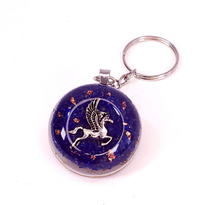 Breloc cal inaripat din pietre naturale [3]