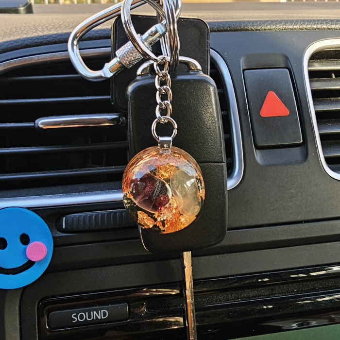 Breloc - pandantiv orgon cu fluorit [8]