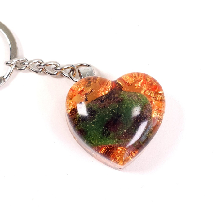 Breloc din pietre naturale zoisit cu rubin [5]