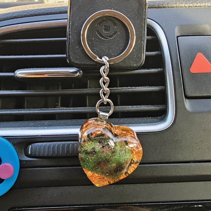 Breloc din pietre naturale zoisit cu rubin [8]