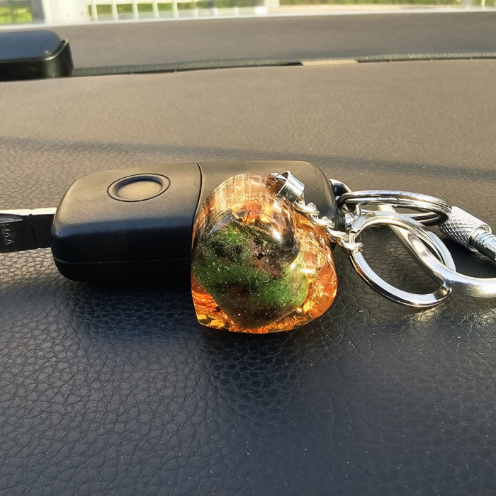 Breloc din pietre naturale zoisit cu rubin [9]