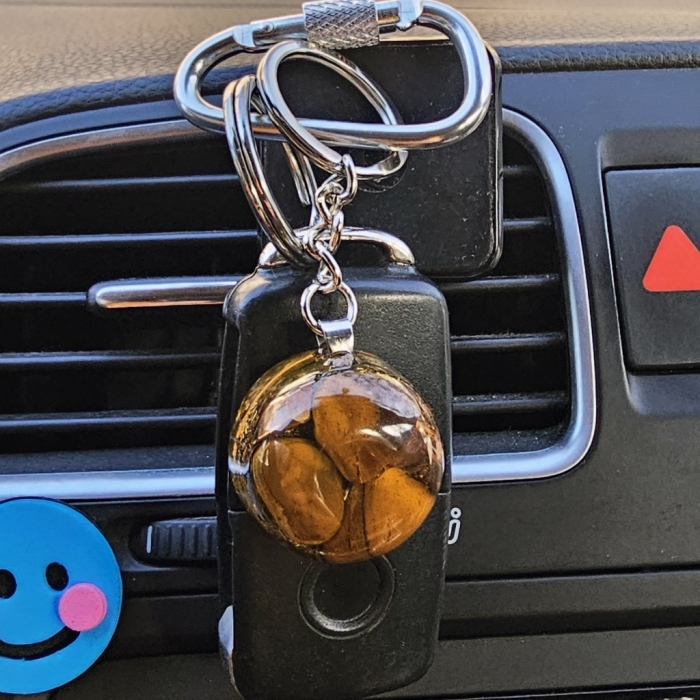 Breloc - pandantiv orgon cu ochi de tigru [9]