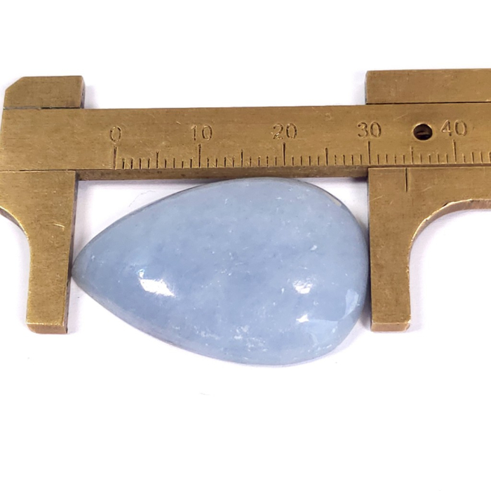 Cabochon picatura piatra naturala de angelit pentru realizare de bijuterii si cristaloterapie [3]