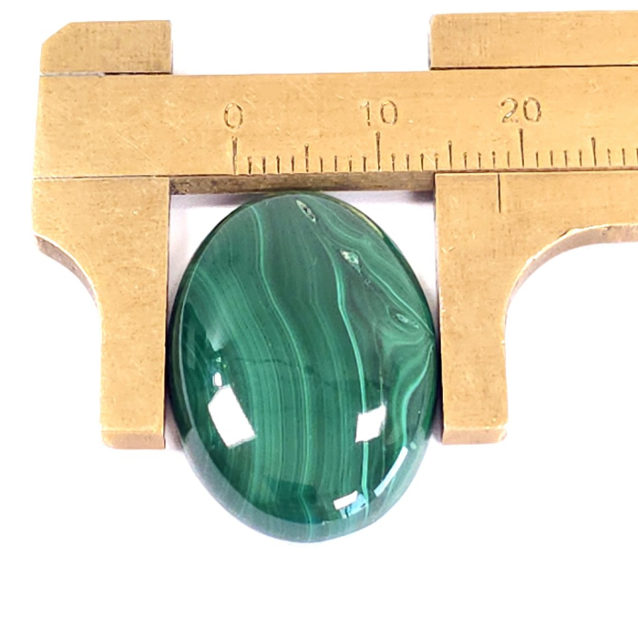 Malachit natural cabochon oval pentru montat sau cristaloterapie [4]