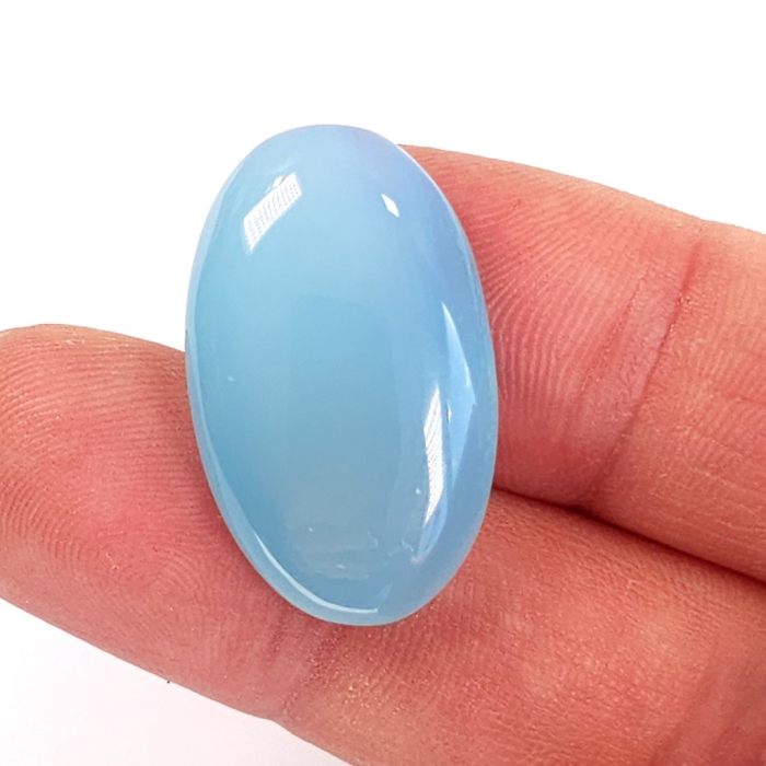 Onix Aqua Cabochon Oval Piatra Semipretioasa Naturala [3]