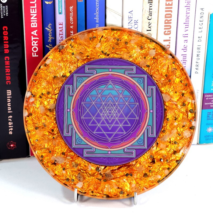 Decoratiune Sri Yantra cadou de bun augur de cununie sau de casa noua [5]