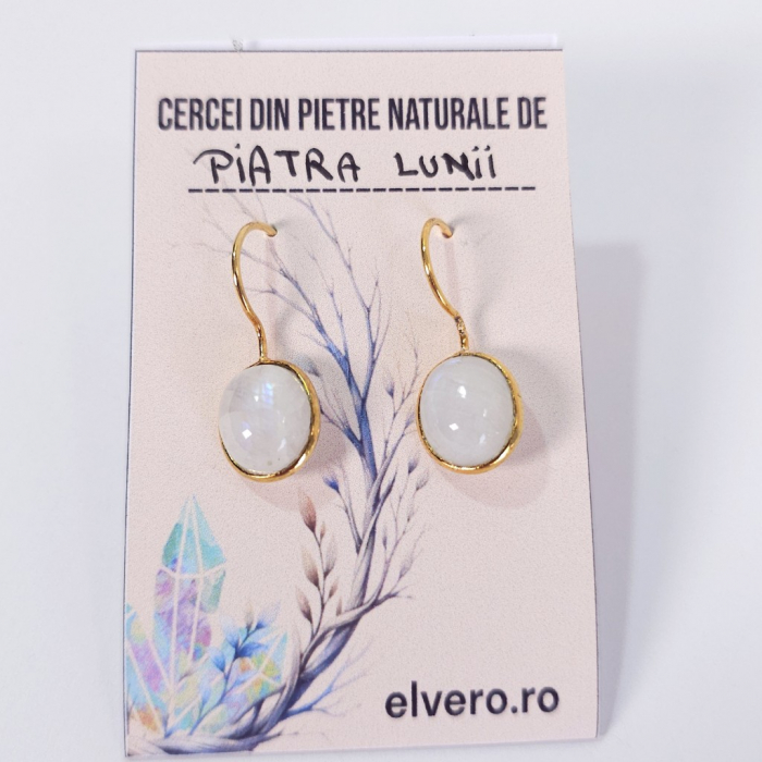 Piatra lunii moonstone cercei [2]