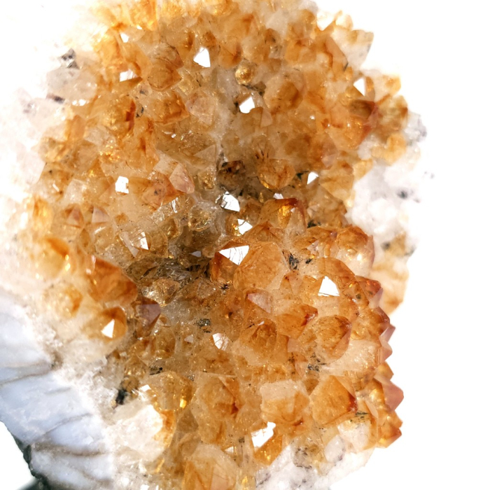 Citrin esantion unicat pe disc orgonic cu turmalina [2]