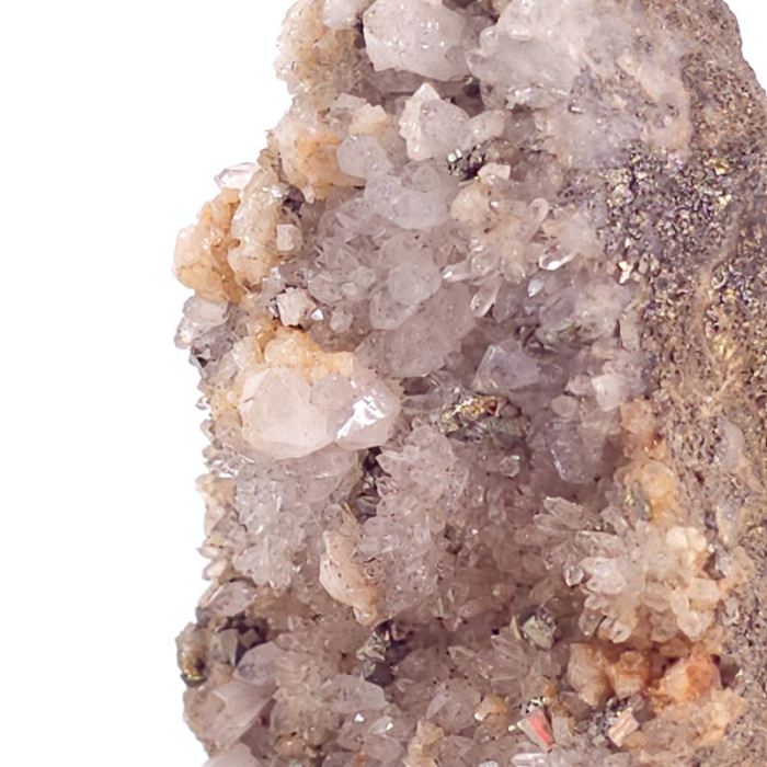 Cristale cuart si pirită pe suport orgon turmalina neagra [2]