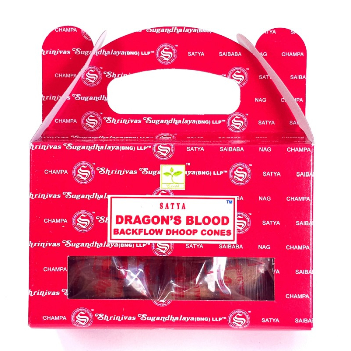 Conuri parfumate backflow Satya Dragon's Blood [1]