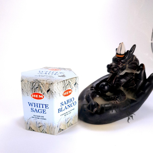 Conuri parfumate backflow HEM White Sage [4]