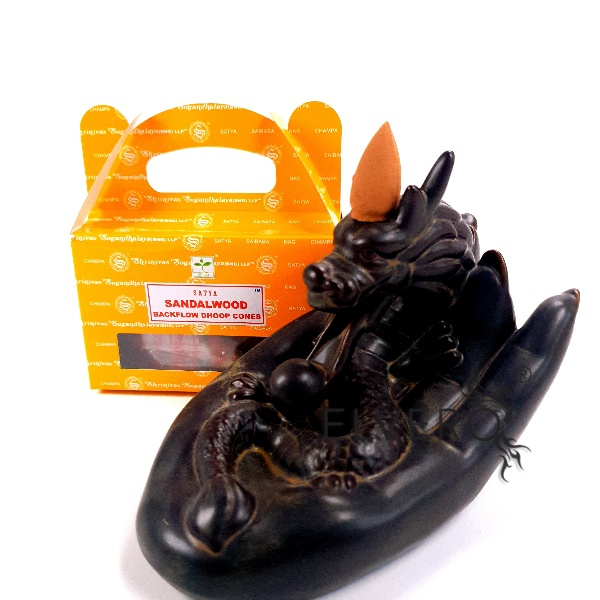 Conuri parfumate backflow Satya Sandalwood [4]