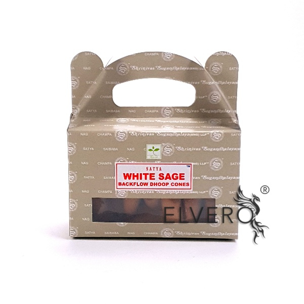 Conuri parfumate backflow Satya White Sage [2]