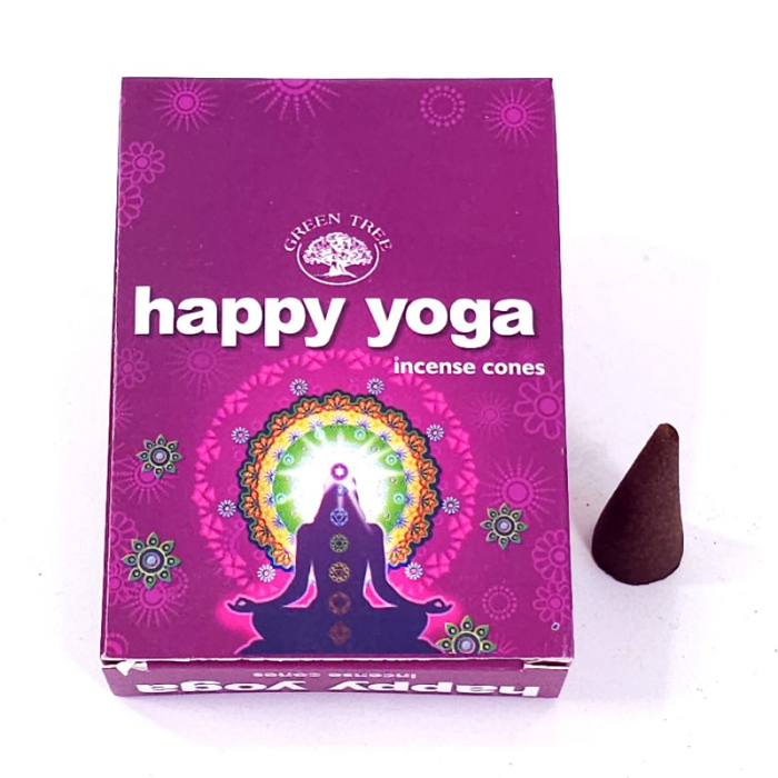 Conuri parfumate Green Tree Happy Yoga [1]
