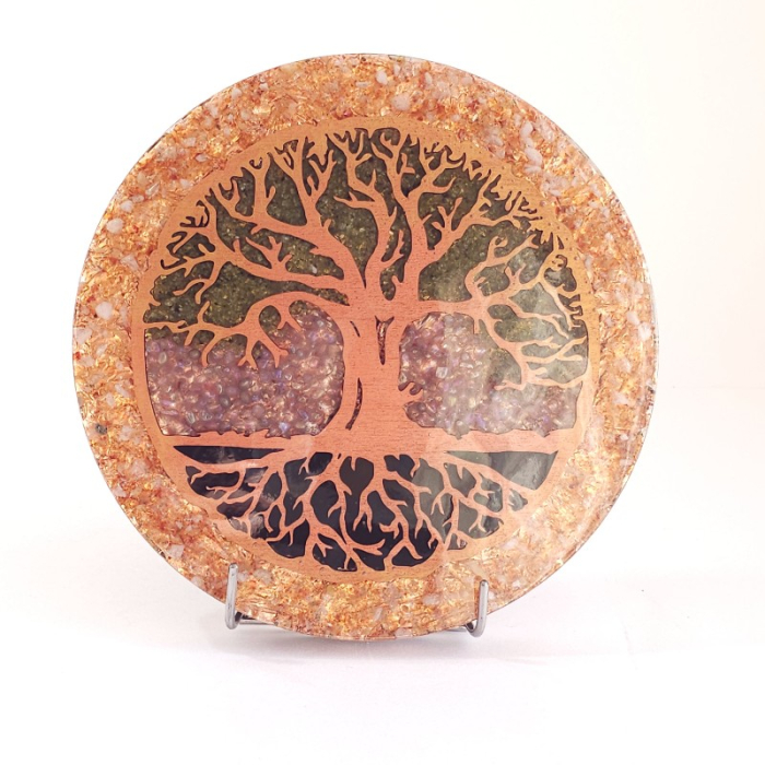 Arobre obiect decor orgon din pietre naturale semipretioase [4]