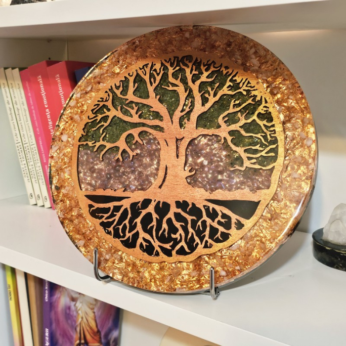 Arobre obiect decor orgon din pietre naturale semipretioase [7]
