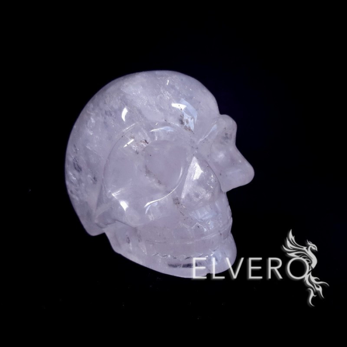 Craniu din cristal de cuarț alb, 850 gr, 9x8x6 cm. Obiect unicat [5]