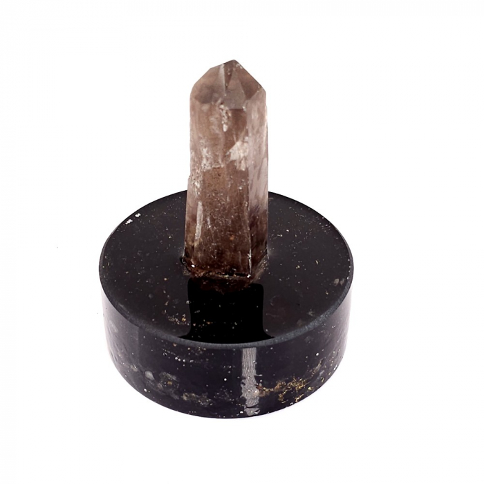 Cuart fumuriu varf natural pe suport orgonic [3]