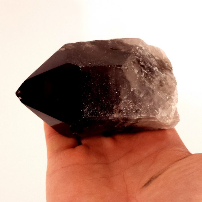 Cristal de cuart fumuriu cu varf natural [4]
