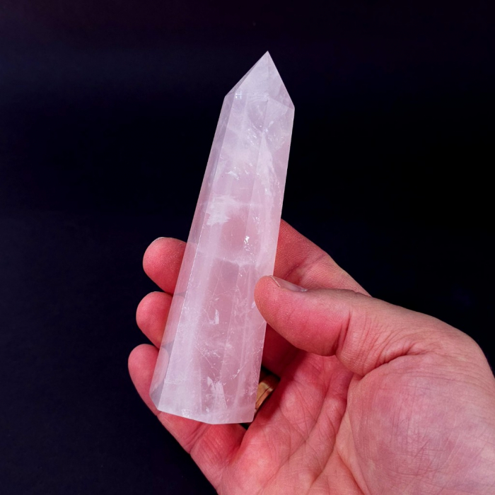 Bagheta cristal natural cuart roz [2]