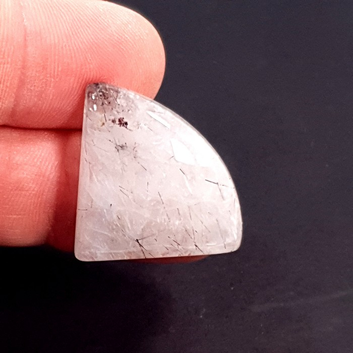 Cuart turmalinat cabochon piatra naturala [2]