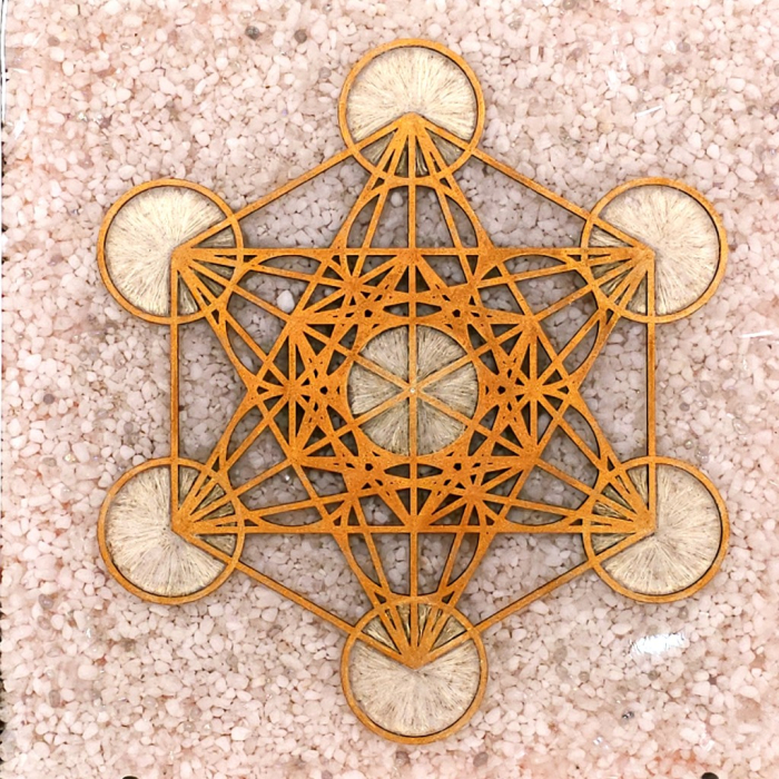 Cubul lui Metatron placa orgon mare [2]