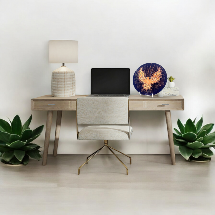 Pasarea fenix obiect decorativ elegant din pietre naturale [10]