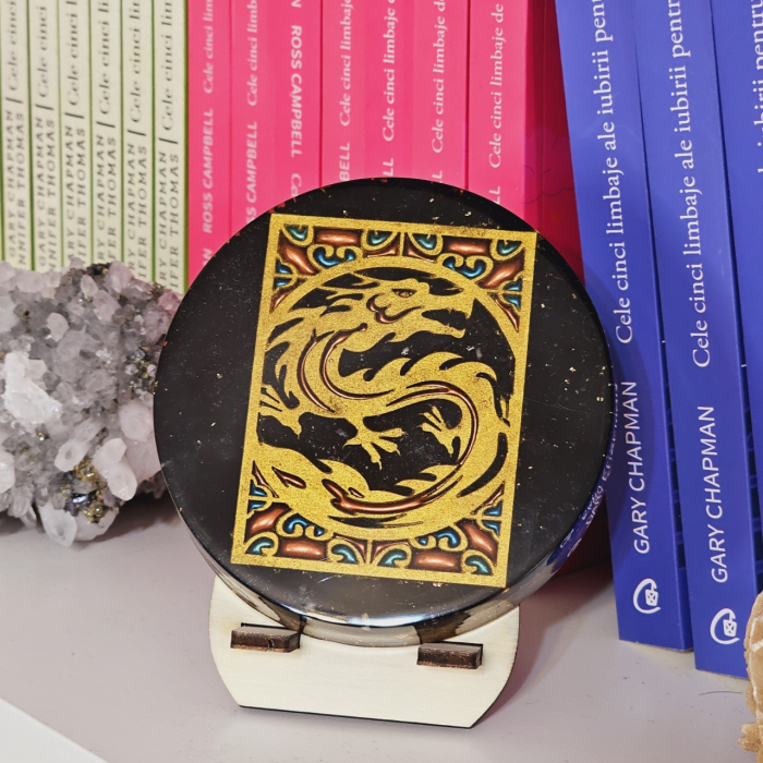 Decoratiune din pietre naturale dragon protector [7]