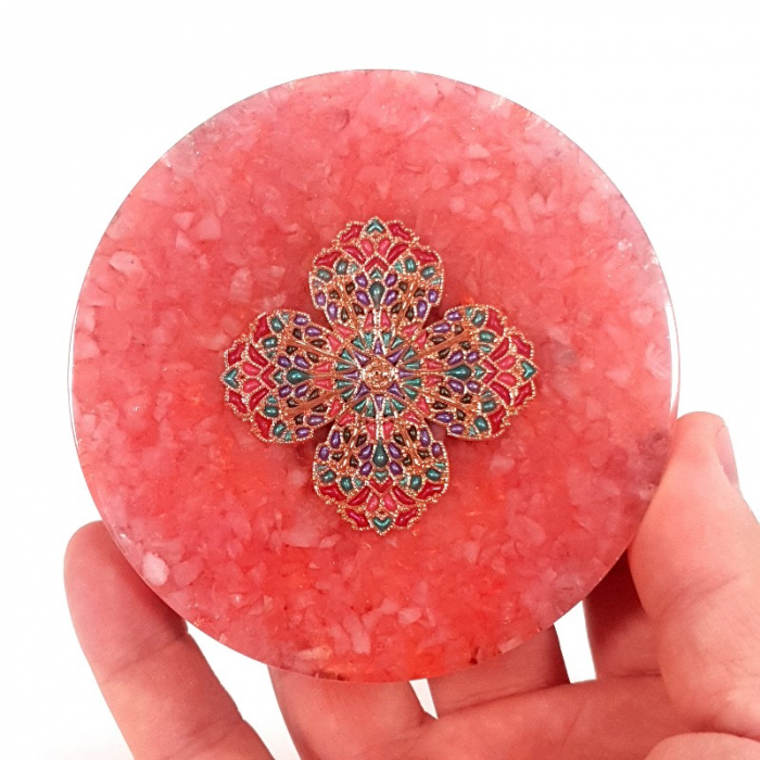 Decoratiune mandala din pietre semipretioase naturale [2]