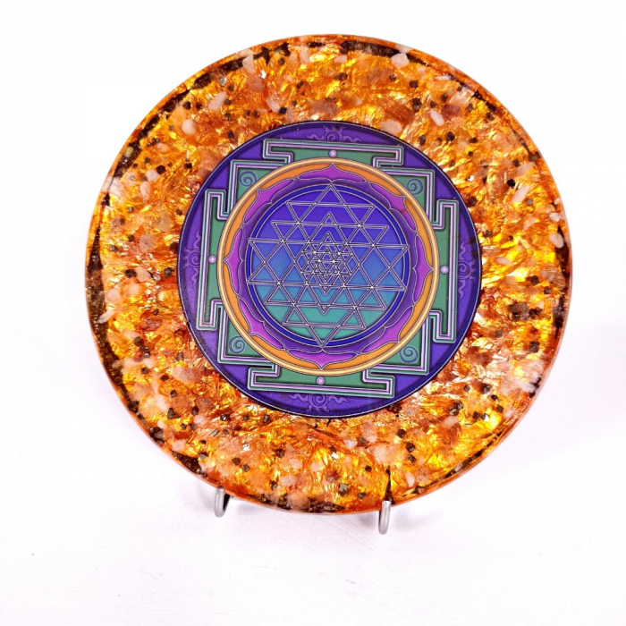 Decoratiune Sri Yantra cadou de bun augur de cununie sau de casa noua [2]