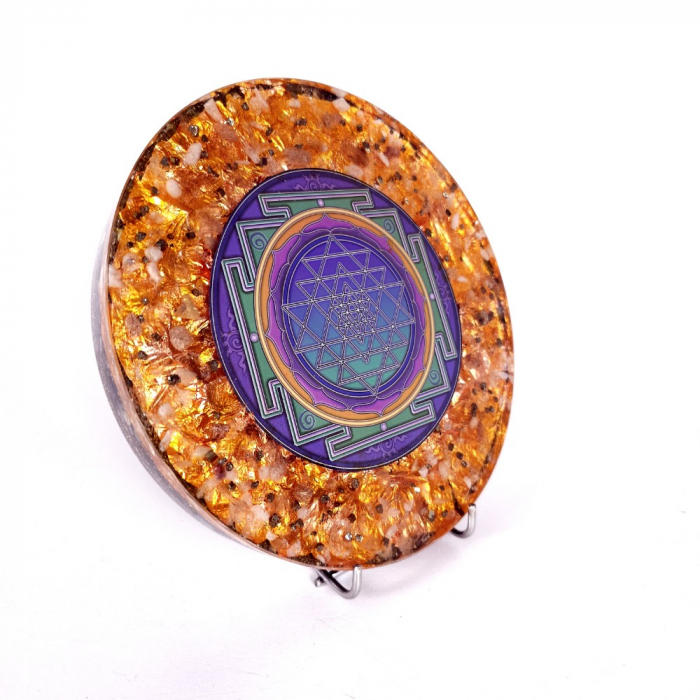 Decoratiune Sri Yantra cadou de bun augur de cununie sau de casa noua [3]