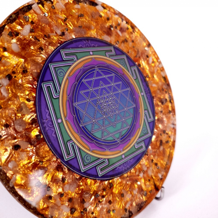 Decoratiune Sri Yantra cadou de bun augur de cununie sau de casa noua [4]