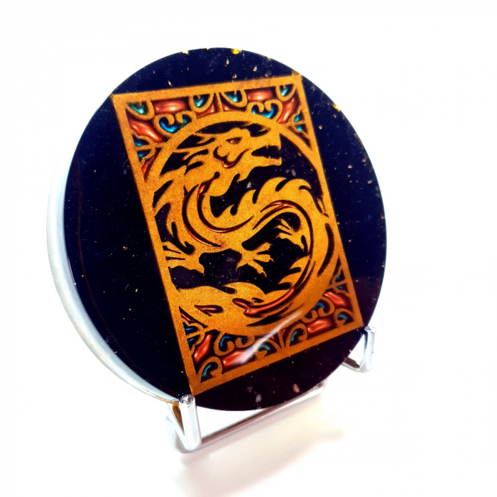 Decoratiune din pietre naturale dragon protector [3]