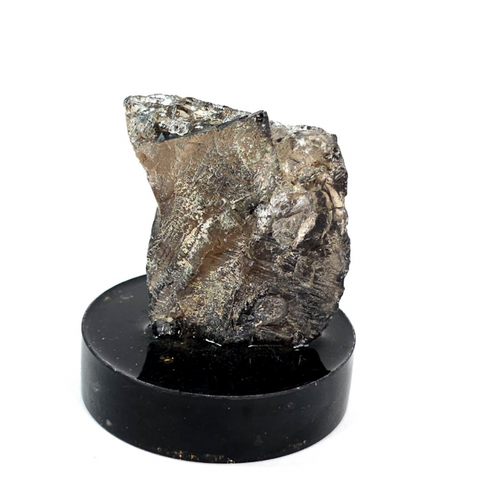 Decoratiune cristal cuart fumuriu pe suport turmalina neagra [4]
