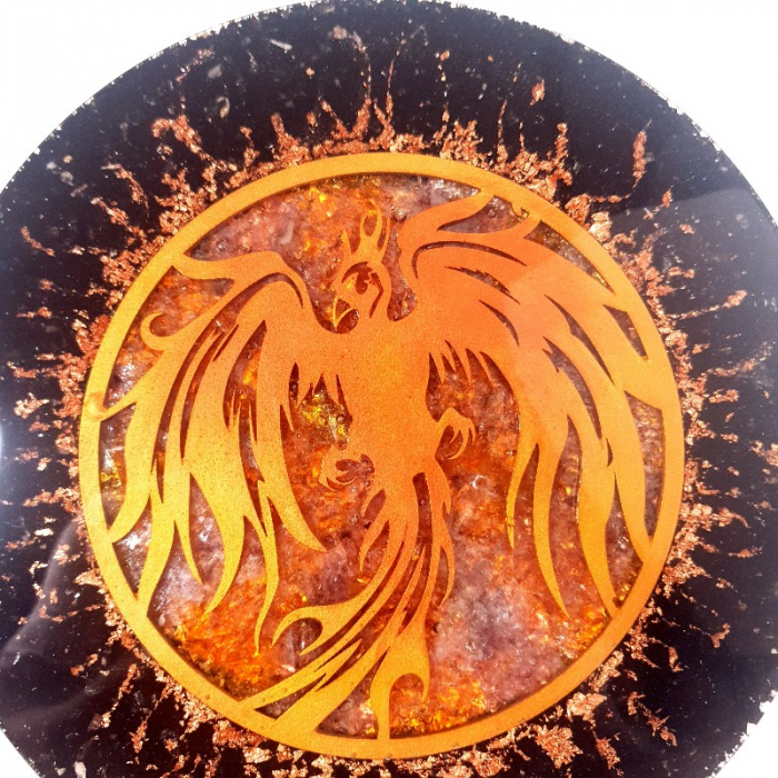 Fenix decoratiune orgon din pietre naturale semipretioase * [2]