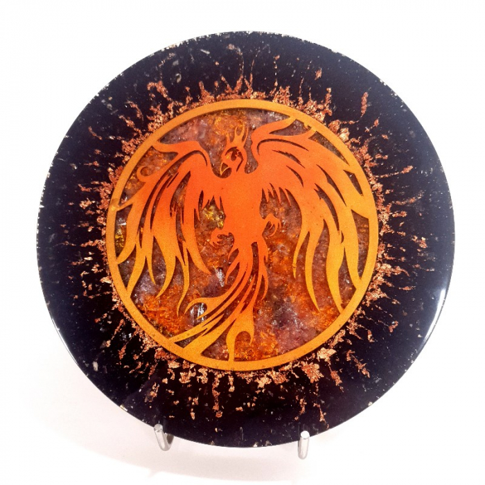 Fenix decoratiune orgon din pietre naturale semipretioase * [5]