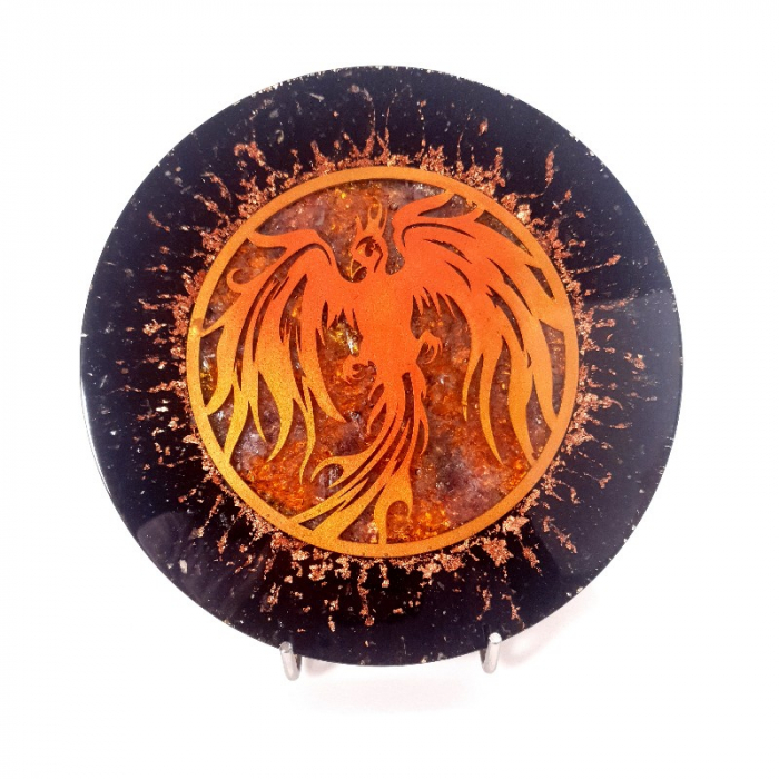 Fenix decoratiune orgon din pietre naturale semipretioase * [6]